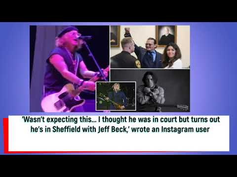 Johnny Depp gives surprise performance at Jeff Beck concert - CNN
