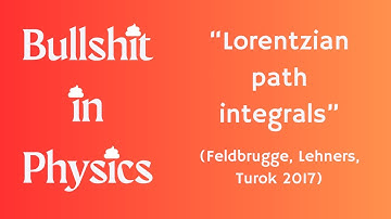Lorentzian quantum cosmology? (Feldbrugge, Lehners, Turok 2017)