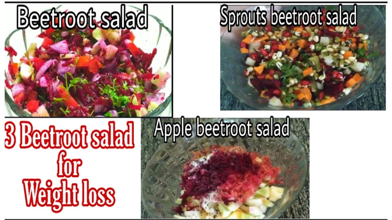 Beetroot salad Recipe - weight loss salad recipe - beetroot recipe - Weight loss recipe | Healthy and Tasty channel
