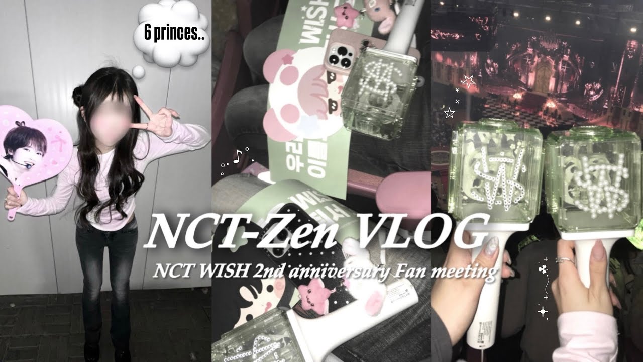[위즈니 브이로그] 매력뿜뿜 여섯 왕자님들께 청혼 받고 옴 (⸝⸝. .⸝⸝ )// • 엔시티 위시 2주년 팬미팅 • 실체 3층 • 연석 • NCT WISH 