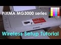 PIXMA MG3050 MG3040 MG3020 E474 series Wifi Setup (part3)