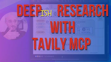 Tavily MCP: Attempting to Replicate Deep Research (Setup & Demo)