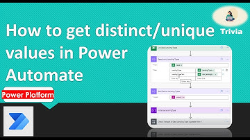 How to get distinct/unique values in Power Automate