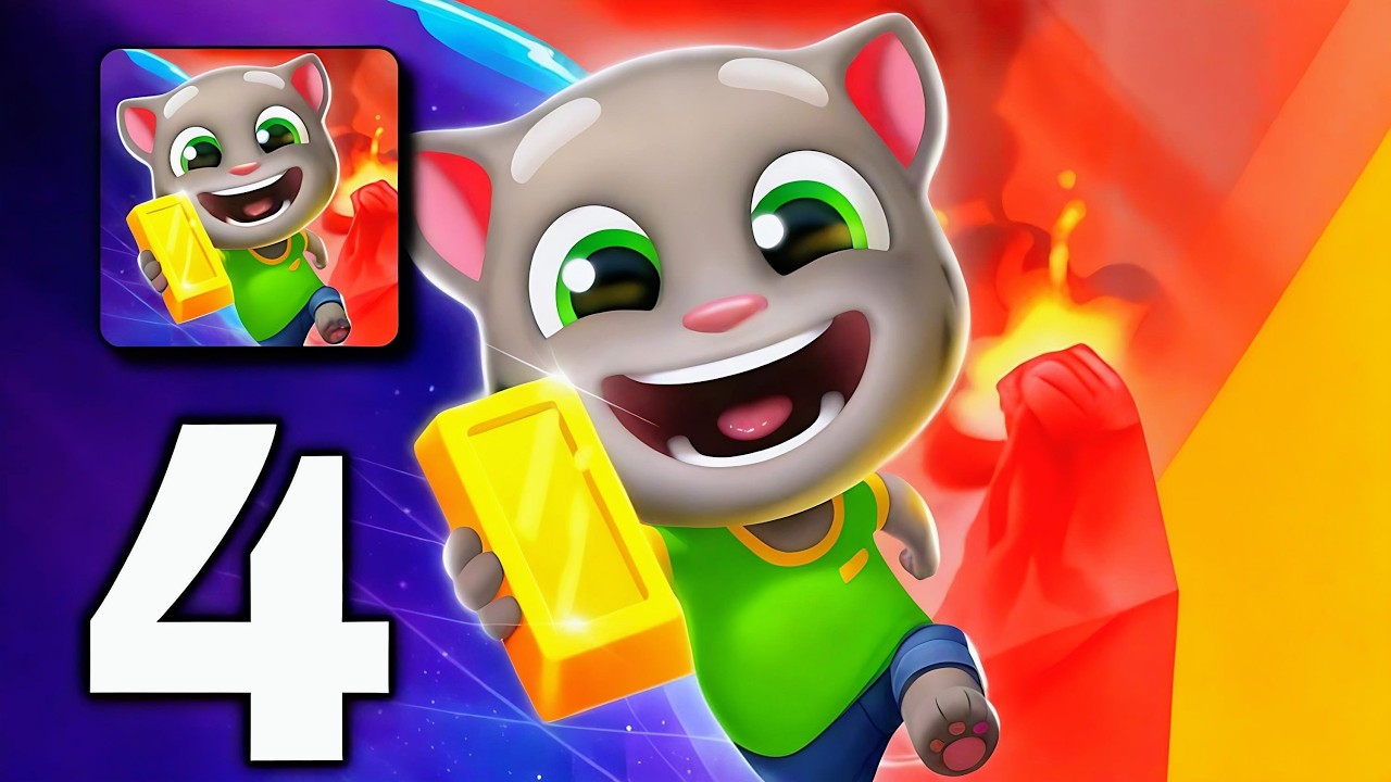 Talking Tom Time Rush Gameplay Part 4 - Walking Through (Android / IOS) 