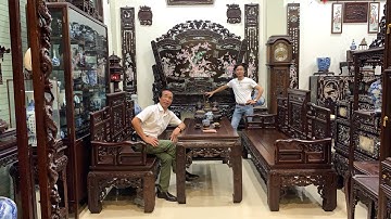 Ghế Móc Cổ Đồ - Nội Thất Nhà Đẹp - Ghế Trường Kỷ - Sập Gụ Tủ Chè - Bàn Ghế Cổ - Tràng Kỷ - Đồ Gỗ Xưa