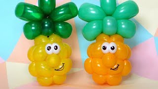 Веселый ананас из шаров / Funny pineapple balloon (Subtitles)