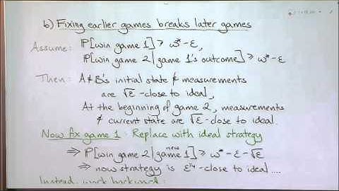 Games to Establish Structure in an Unknown Hilbert Space
