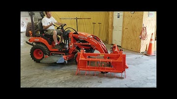 Testing 3rd Function Hydraulic Installation for Grapple on BX2670