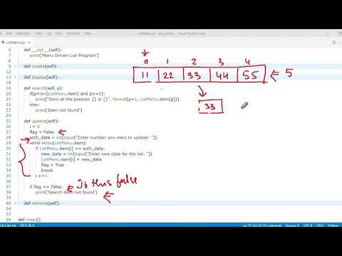 Python List Update function