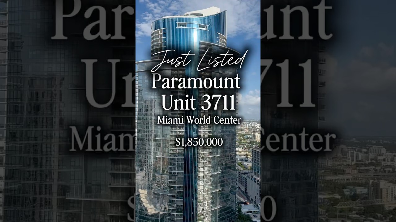 For Sale: Oceanview Corner Condo at Paramount in Downtown Miami