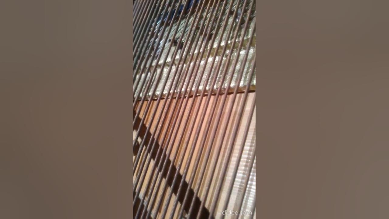 Why buzzing noise sound the bass string of the upright piano. It's impossible to fix. YouTube