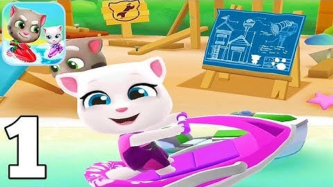 Talking Tom Jetski 2 - iOS Game Play Walkthrough Part 1 - New Abdate Android Game