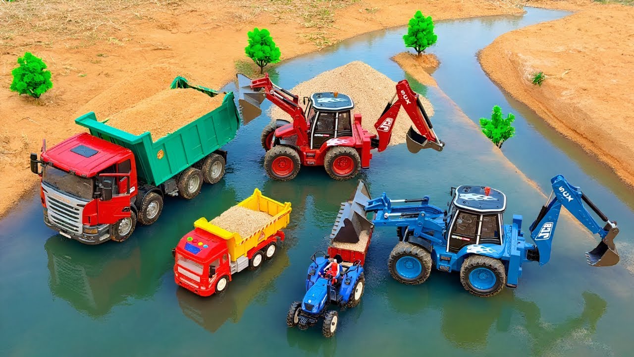 Diy diorama making mini motor water pump science project | Mini Tractor