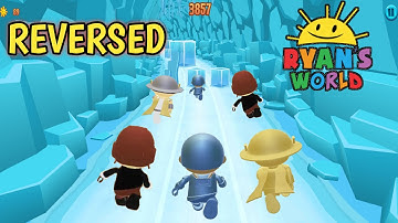 Tag with Ryan REVERSED MOBILE | Cobalt Robo Ryan vs Century Pilot Ryan | Funny Pizza Surprise