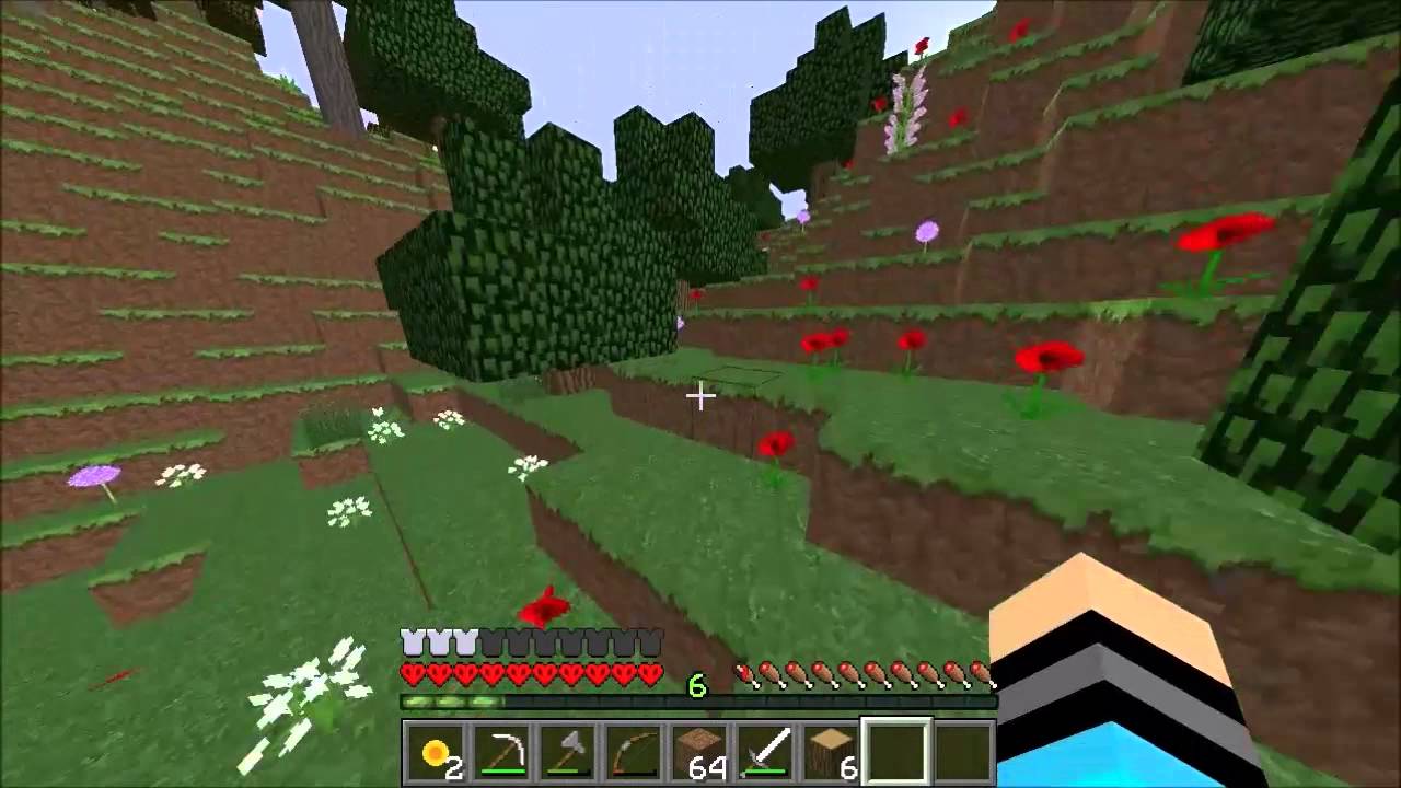 Minecraft Hardcore Part 2 I almost died again - YouTube