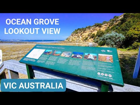 ONE OF THE BEST DESTINATION OCEAN GROVE LOOKOUT VIEW VICTORIA AUSTRALIA / TRAVEL & TOUR