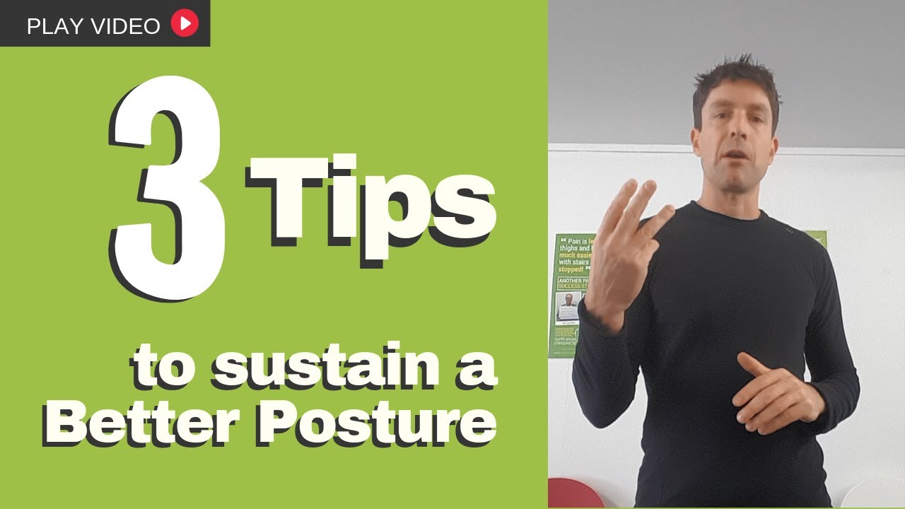 Dr Gian - 3 Tips To Sustain A Better Posture - YouTube