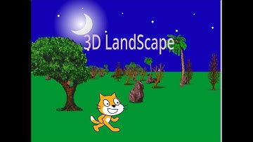 3D Landscape | How to make a 3d scratch game | 3d scratch tutorial | 3d scratch engine |Siddharth