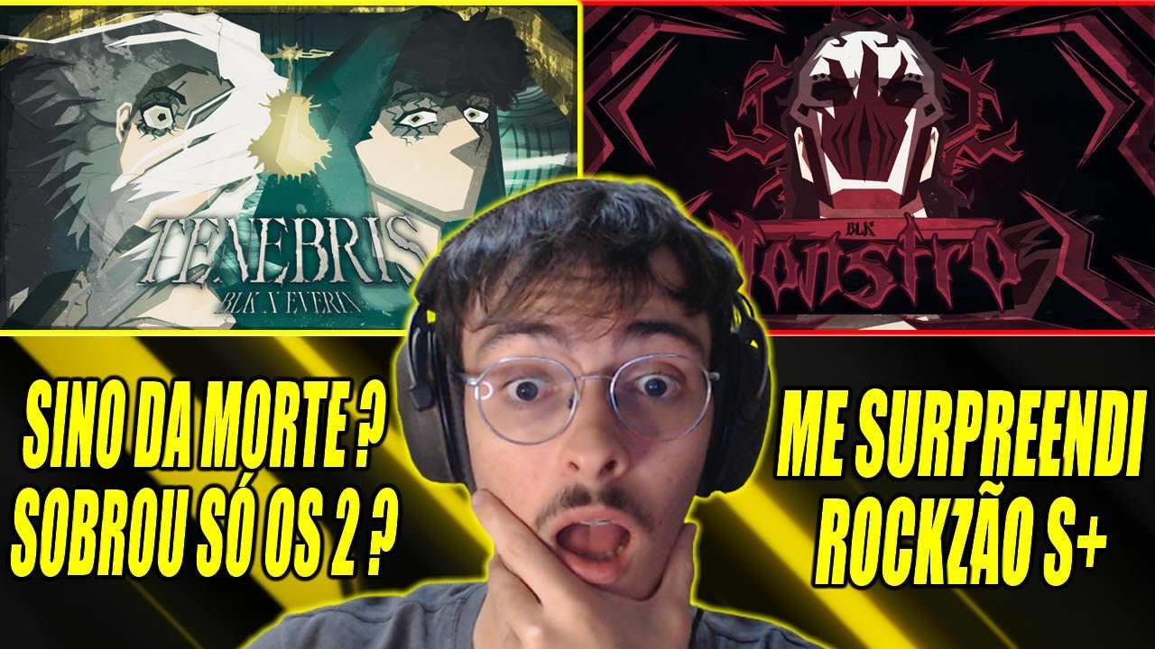 REACT 2 em 1 - BLK - Tenebris e Monstro (Ordem Paranormal)