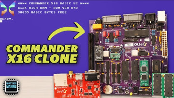 De OtterX - Een open-source, doe-het-zelf Commander x16-kloon