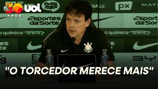 'ESTOU CONSTRANGIDO', DINIZ ASSUME RESPONSABILIDADE APÓS DERROTA DO CORINTHIANS PARA A CHAPE
