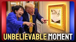 Something HILARIOUS Happened When Trump Showed Biden's Portrait To Japan's Prime Minister
