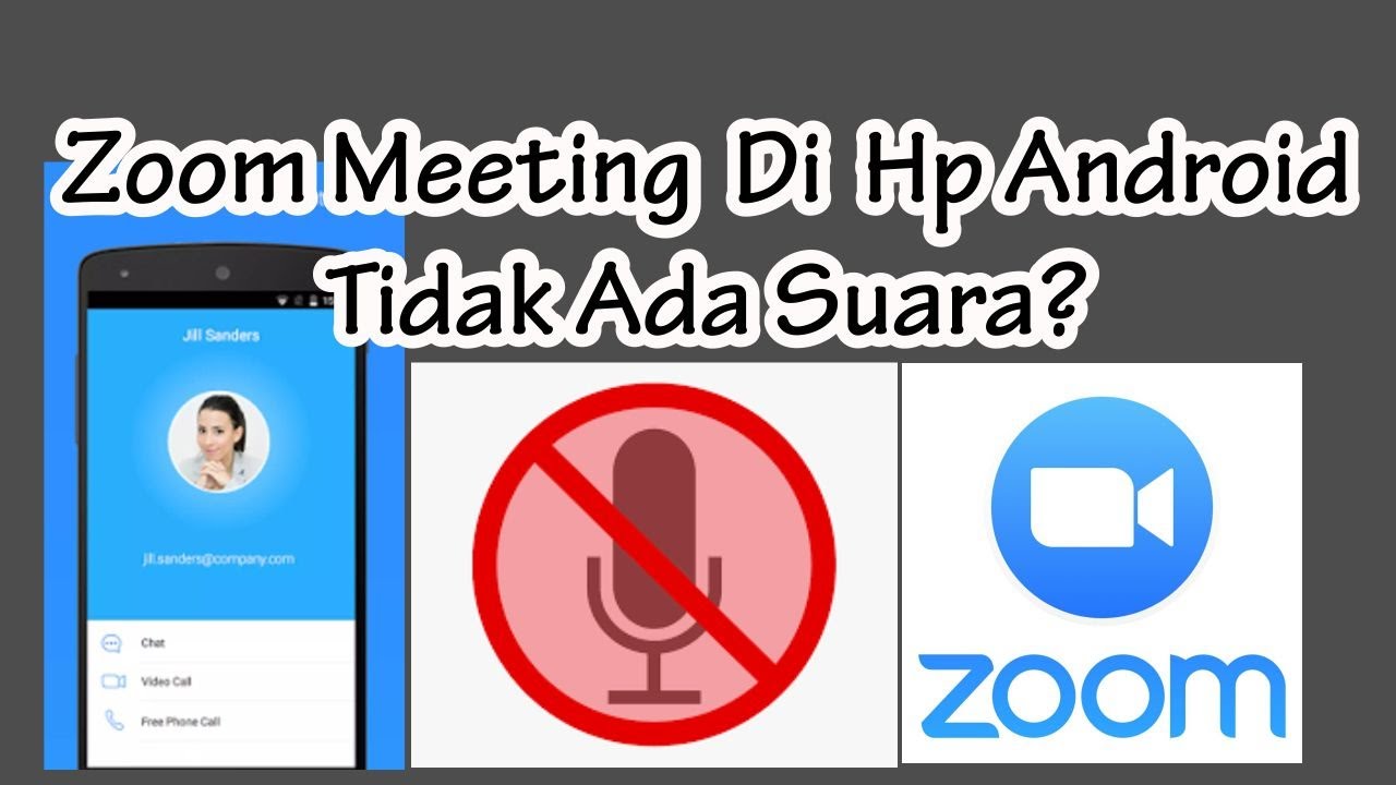  Cara  Mengatasi Suara Yang tidak Terdengar Aplikasi  Zoom 