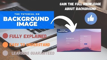 Background Image Property - CSS full explained tutorial - #5 - Learning Guaranteed - BCM.