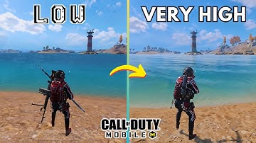 COD MOBILE Battle Royale Graphics Comparison - LOW vs MAX Ultra | Full Detailed Comparison | CODM