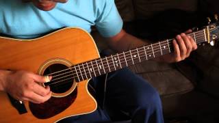 Jerry Garcia fingerstyle guitar lesson (When first unto this Country)