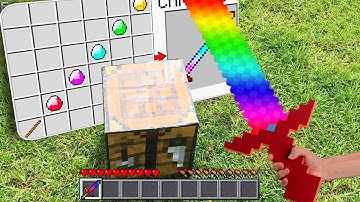 Minecraft in Real Life POV ~ Rainbow Sword - HOW to GET ?  Realistic Texture Pack