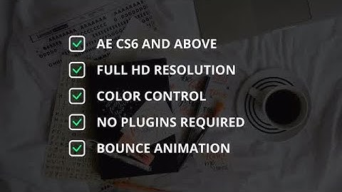 Bullet List After Effects Templates