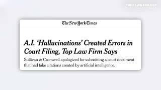 Dario Amodei says AI will replace lawyers, while courts sanction AI hallucinations.