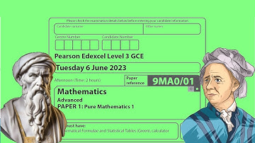 Edexcel A Level Maths (9MA0) : June 2023 Paper 1 (Pure)