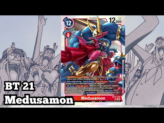 DON'T PLAY Medusamon Until You Watch This !! - (Deck Profile BT 21) - YouTube DON'T PLAY Medusamon Until You Watch This !! - (Deck Profile BT 21) - YouTube