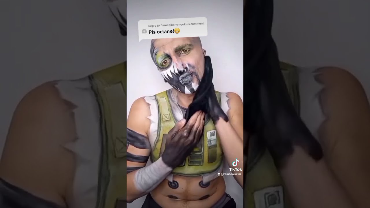 Transforming myself into #1 Octane in Apex Legends using JUST paint | By Rainbowskinz | 