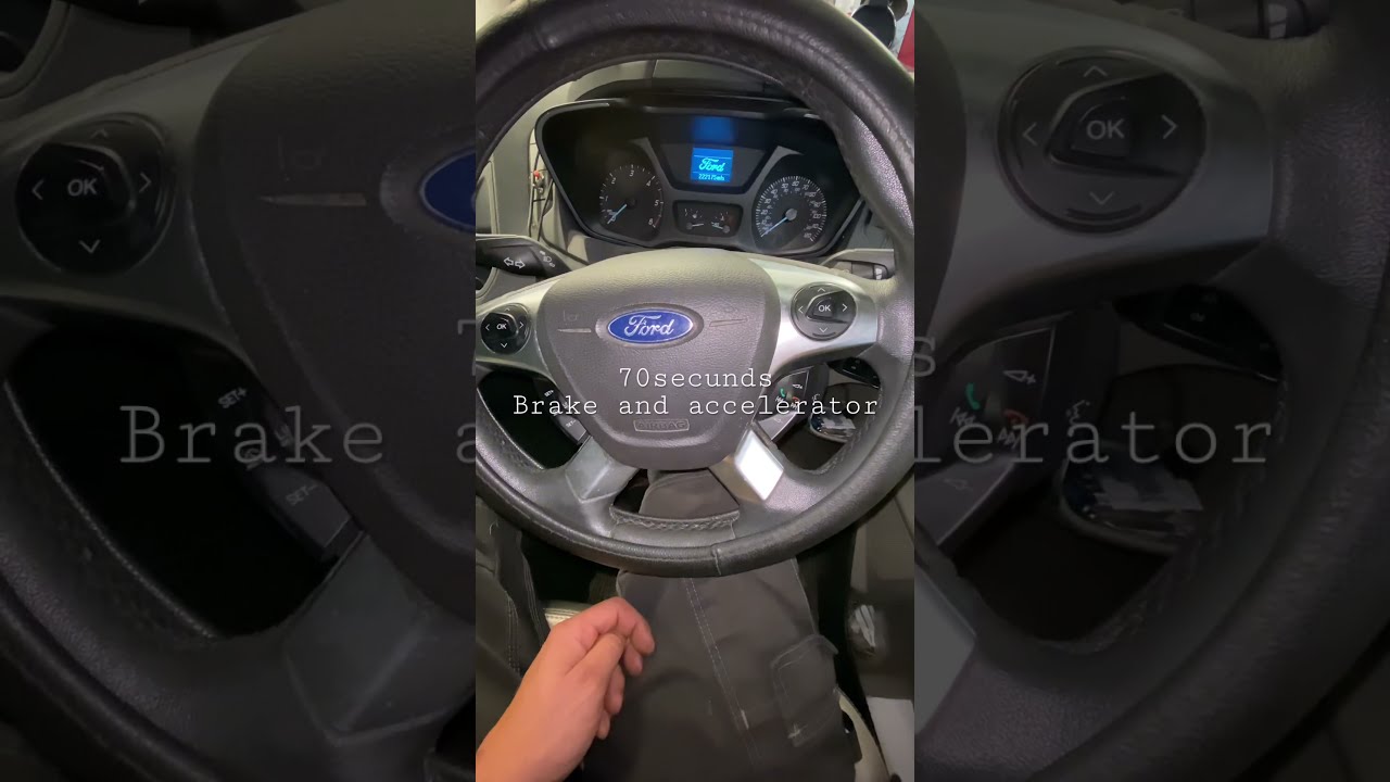 Ford Custom servis inspection reset