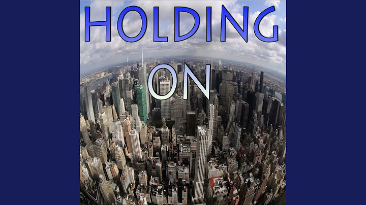 Holding On Instrumental version - Instrumental performance video thumbnail