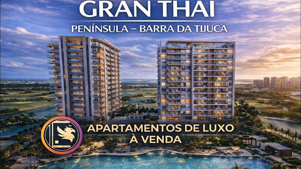 Gran Thai Península, o novo ícone de luxo da Barra da Tijuca com piscina olímpica. 