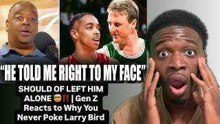 SHOULD OF JUST LEFT HIM ALONE! | Gen Z Reacts to Why You NEVER Poke Larry Bird - Told By NBA Legends