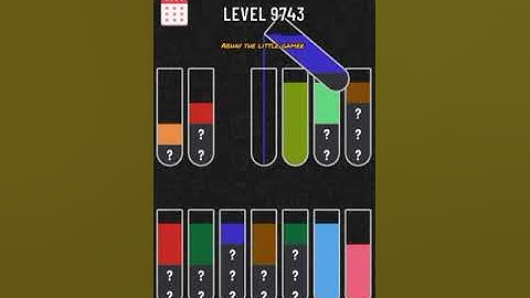 Water sort puzzle level 9743