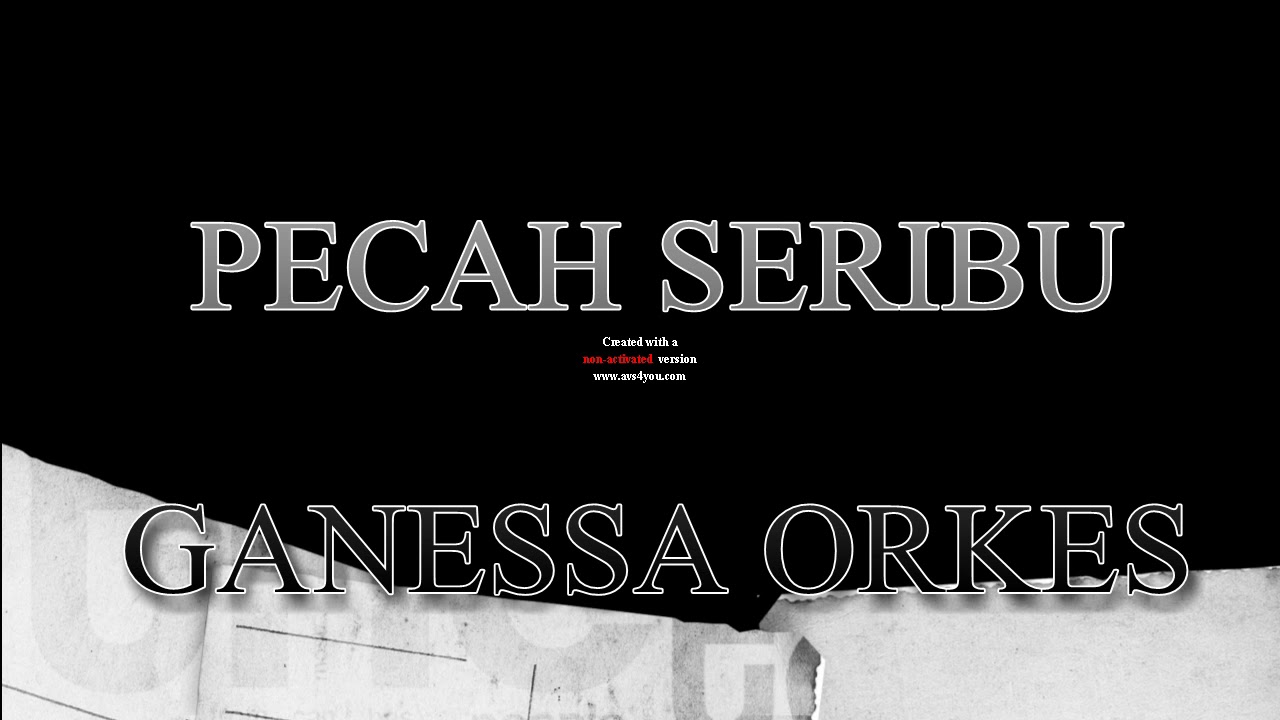 PECAH SERIBU GANESSA MUSIC - YouTube