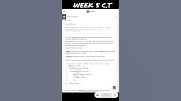 Computational Thinking || WEEK 5 || GRADED ASSIGNMENT || IIT MADRAS || BS DATA SCIENCE