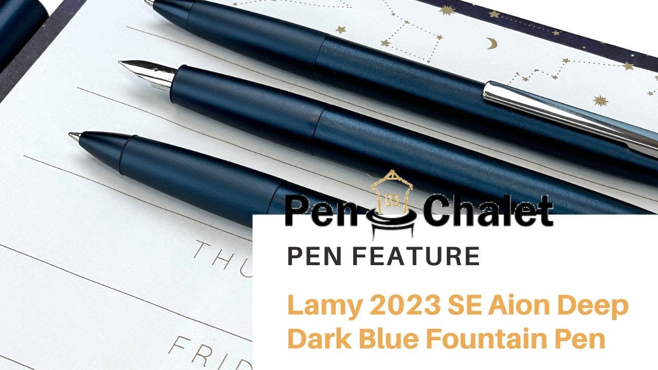 Pen Feature: Lamy Aion Deep Dark Blue 2023 Special Edition!