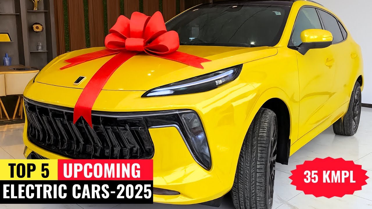 🔋 Top 5 Upcoming Electric Cars in India 2025 ⚡ | Smart Features ...