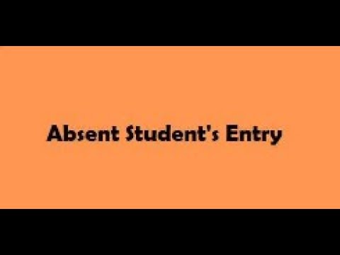 Add Absent Students