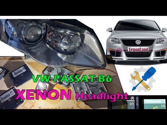 Volkswagen Passat B5.5 01-05 bi-xenon HID light upgrade kit for haloge