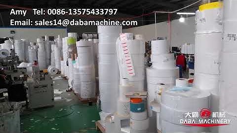 5 color label flexo printing machine from daba machinery