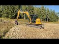 Kp grvmaskin cat 308e2cr med tiltrotator och 2 skopor p klaravik