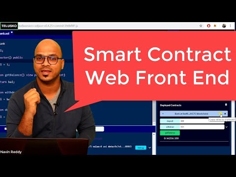 Smart Contract with Front End | Blockchain